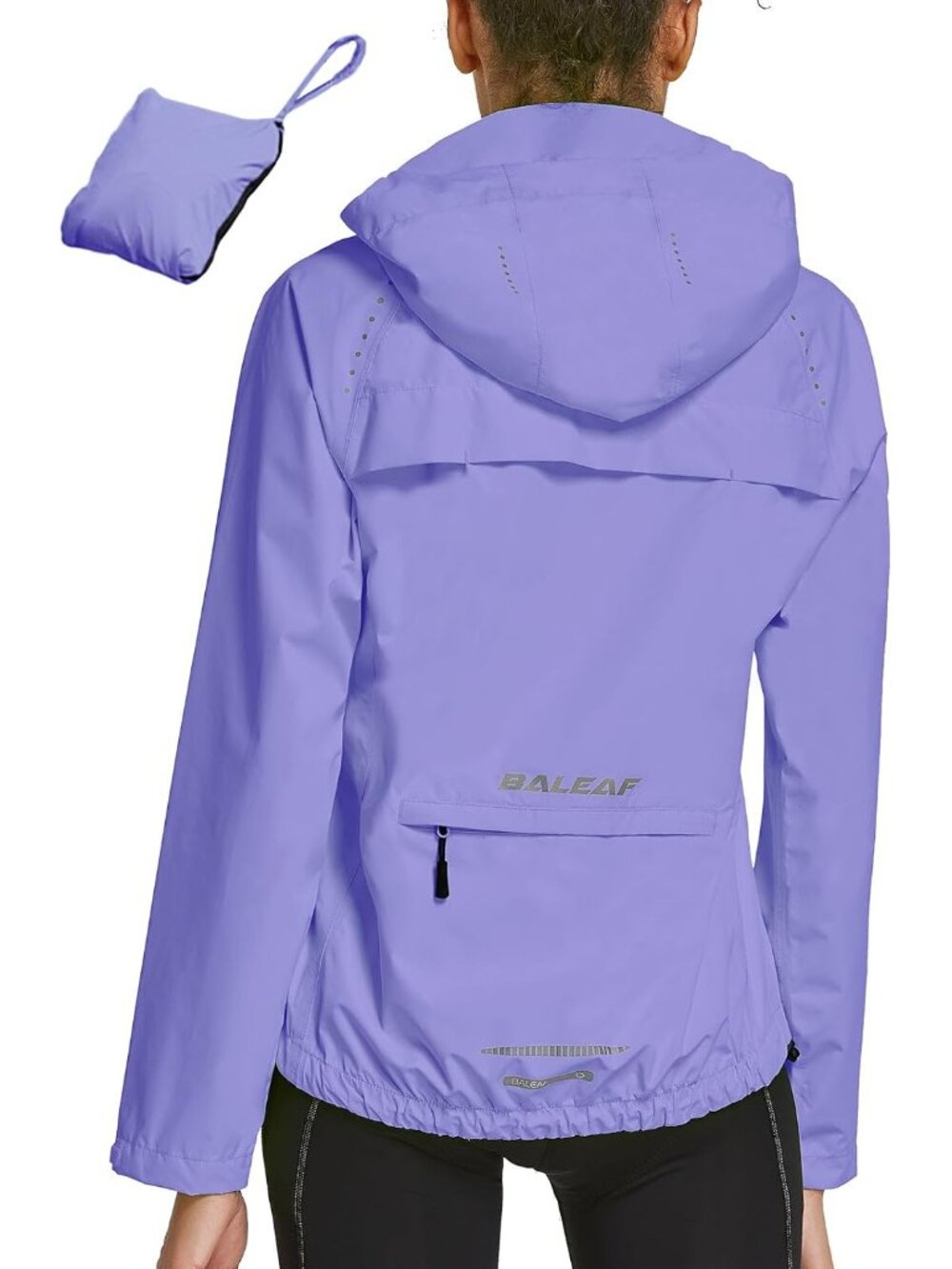 Packable Rain Jacket Women Waterproof Lightweight Jackets Hooded